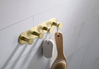 Вешалка-4 крючка Timo Saona 13015/17 золото матовое